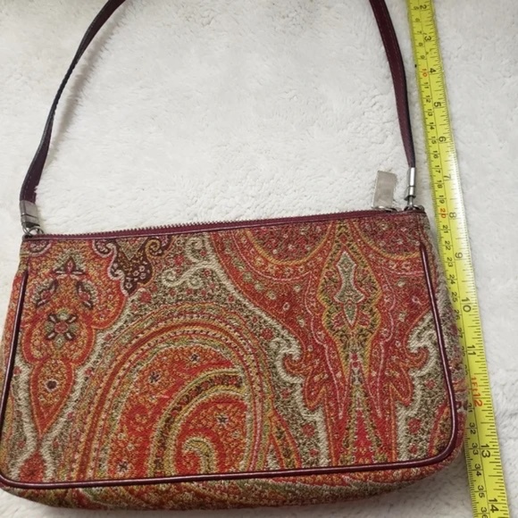 ETRO Paisley Jacquard  Pochette  Bag – Iconic Italian Luxury - Picture 8 of 10